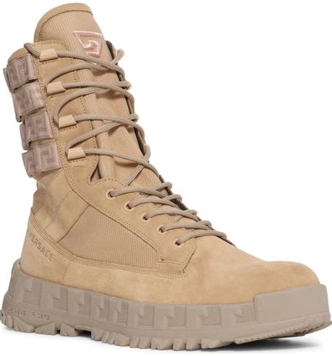 versace military boots|Versace combat boots army.